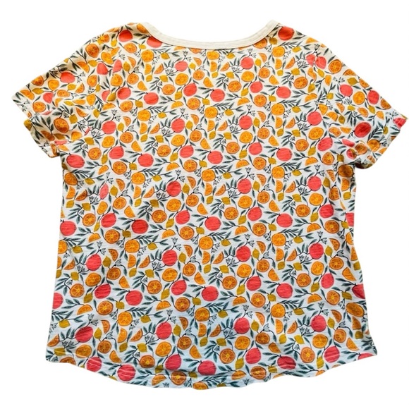 Dip 100% Cotton Eco Friendly Orange Dopamine Dressing Short Sleeve T-Shirt, L - Picture 2 of 10